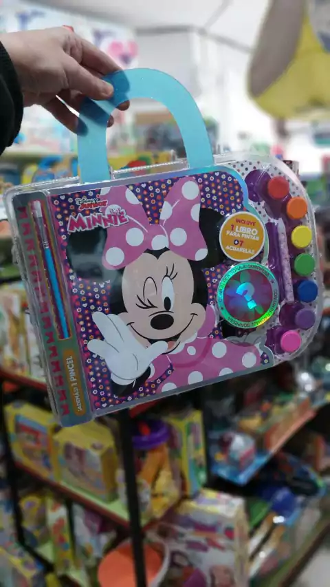 MALETIN de acuarelas MINNIE