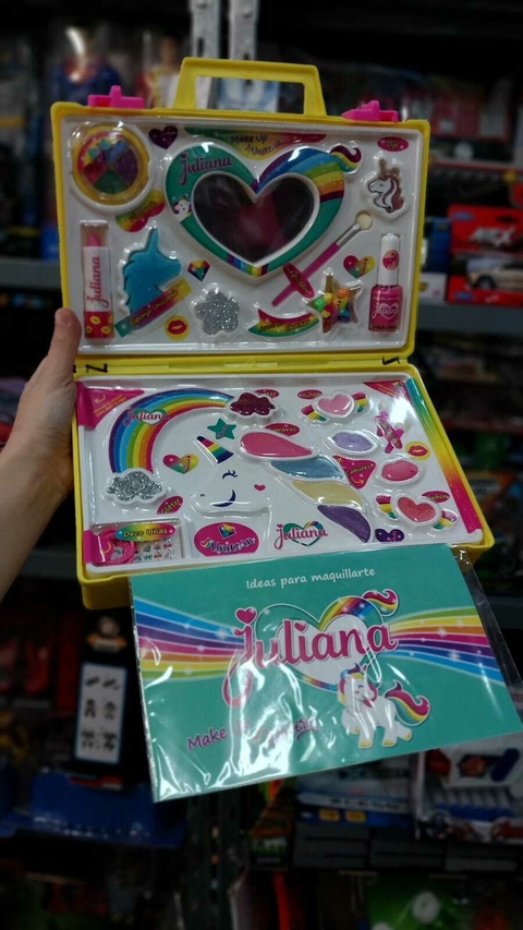 Valija Juliana Maquillaje Artístico Unicornio Grande Sisfriends | Set Infantil con Accesorios y Brillos Mágicos