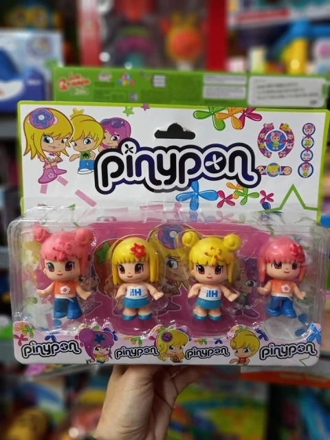 Pinypon Figuras Playset 4 Unidades Eco | Juguete Original y Coleccionable