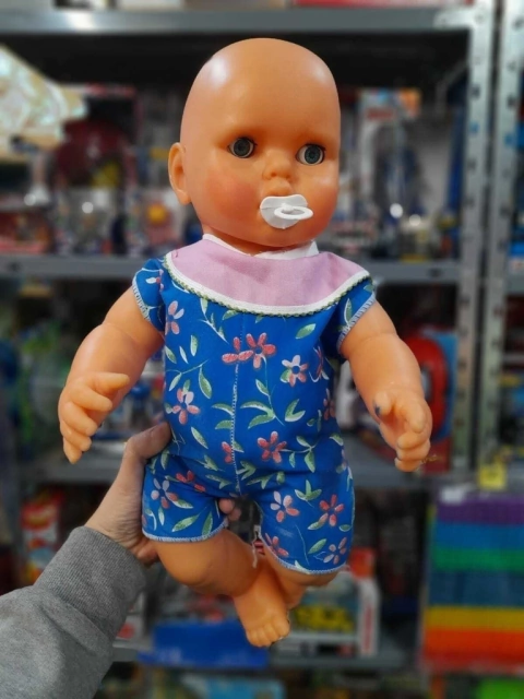 Bebote Económico 50cm con Chupete en Bolsa – Muñeco Grande y Suave