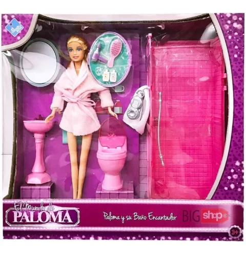 Muñeca Paloma en el baño Fibro