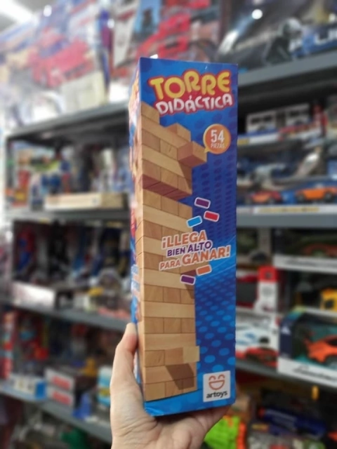 Jenga Torre Didáctica Arval Sebigus | Juego de Habilidad Infantil