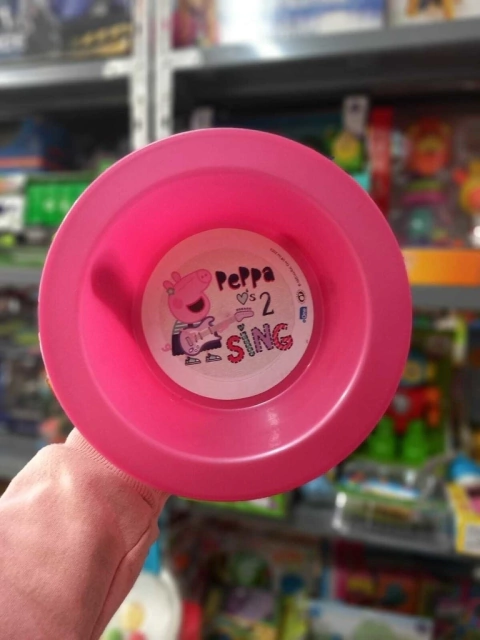 Bowl Rosa Peppa Pig Sebigus | Vajilla Infantil de Personaje Oficial
