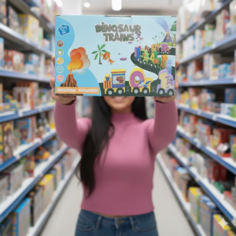 Juego Didáctico Tren con Imanes y Números – Juguete Educativo (online)