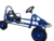 Karting Auto Pedal Ruedas Goma Metal