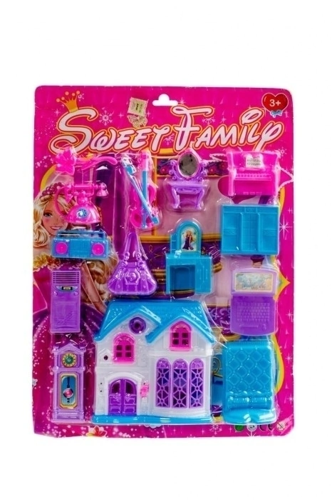 Set Casita con 14 Accesorios | Juguete Infantil Sebigus de Juego de Roles