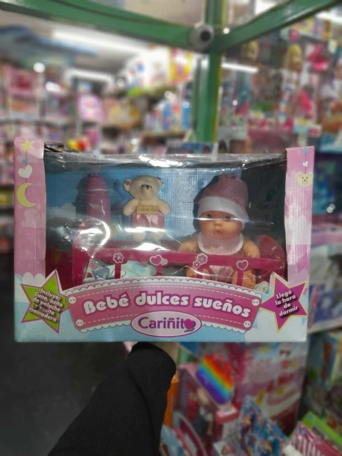 Muñeco Bebé Dulces Sueños Cariñito Suda | Juguete Infantil