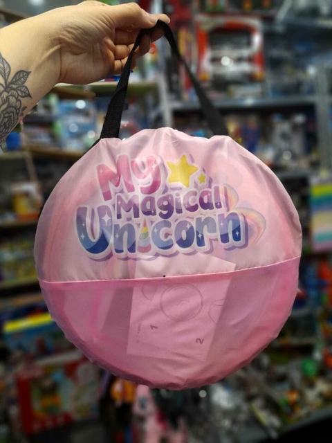Carpita Casa Plegable Unicornio Sebigus | Juguete Infantil de Juego y Aventuras