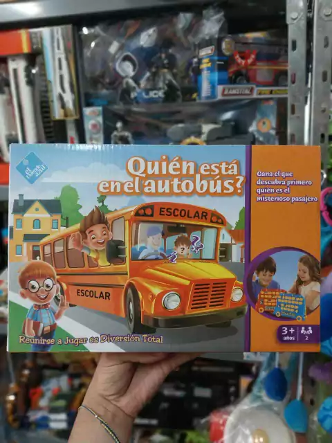 JUEGO DE MESA Dime Quien Esta en el Autobus Fibro
