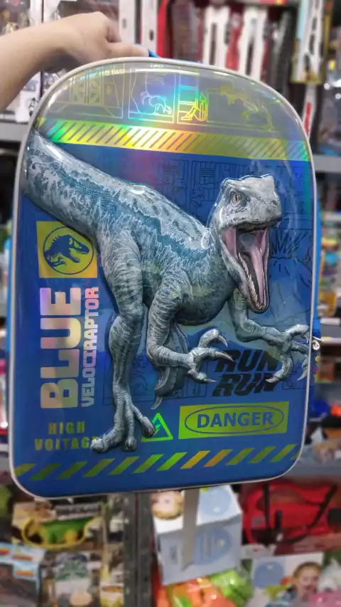 Mochila Espalda 17" Jurassic World Importada 3D | Escolar Wabro