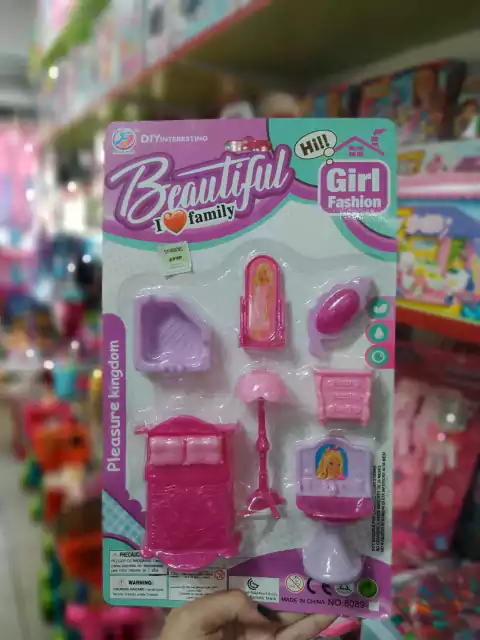 Set de Muebles para Casita | Pack x7 Unidades | Juguete Infantil Sebigus