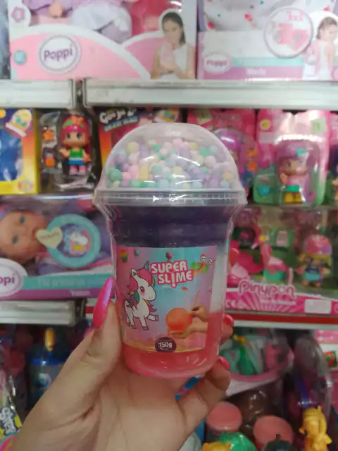 Slime Malteada Unicornio con charms Importado