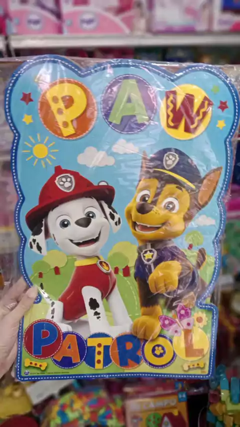 Piñata carton Paw Patrol