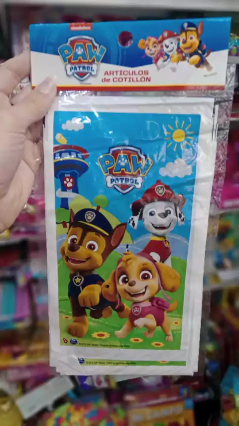 BOLSAS CANDY PAW PATROL pack 10 unidades