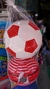 Pelota de futbol nro 3 Equipos - DUENDE ROJO