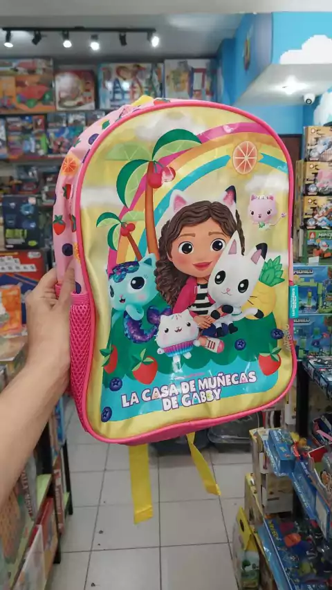 Mochila Espalda Gabby 12 Wabro | Escolar Infantil