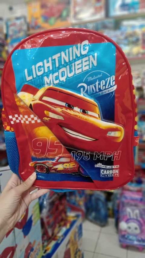 Mochila Espalda Cars 12 Wabro | Escolar Infantil