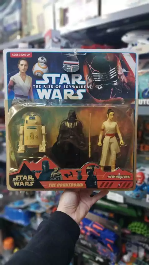 Star Wars Figuras articuladas pack 3 Unidades Plow SUPER SALE!