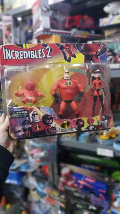 Muñecos Los Increíbles en blister x3 SUPER SALE!
