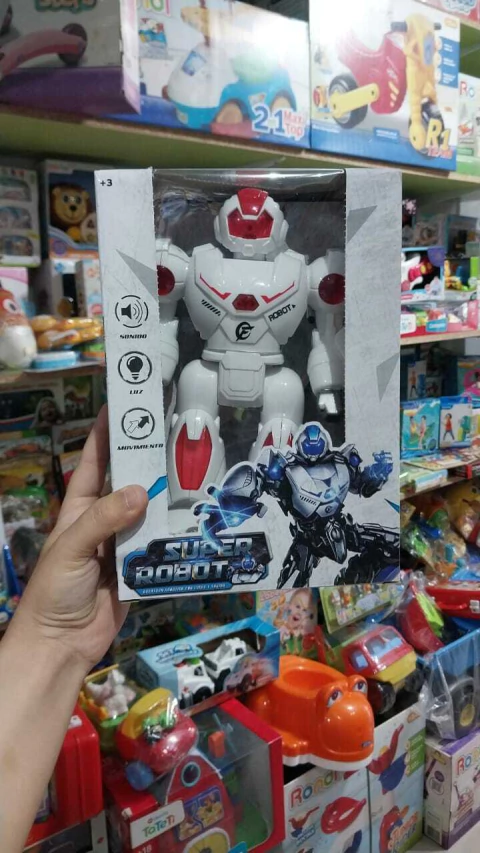 Robot con Luces y Movimiento de 22 Cm | Juguete Importado Interactivo para Niños - comprar online
