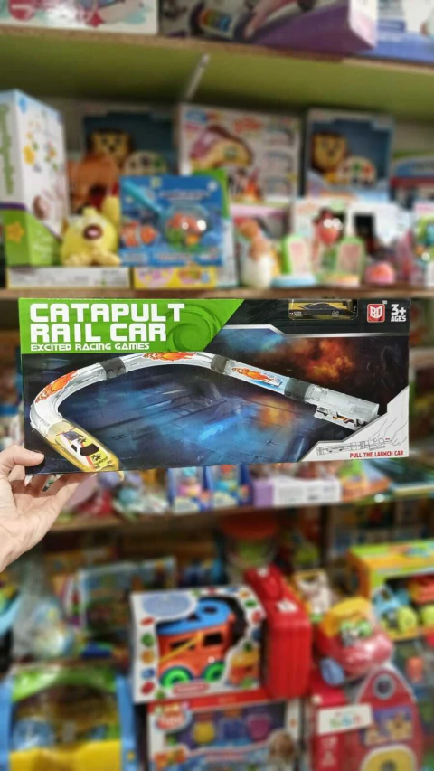 Pista Lanza Autos Tubular Sebigus | Importada con Auto de Carrera - comprar online