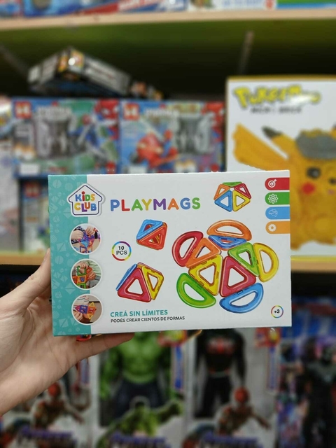 Bloques Magnéticos Playmags 10 Piezas - Imaginación Sin Límites - comprar online
