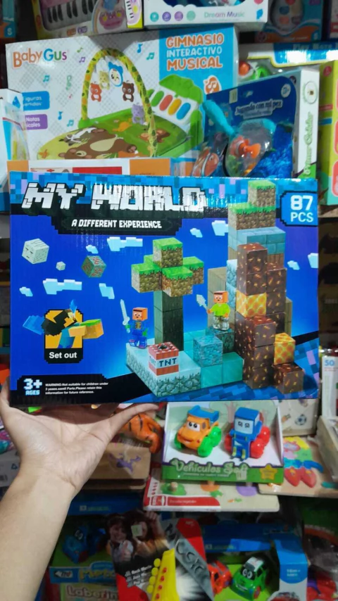 Lego Minecraft Imantado Importado – Set de 87 Piezas