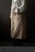 Tablier Parisien Lino Vichy Frances Beige DEL001 - comprar online