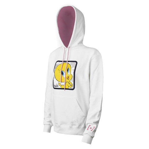 BUZO HOODIE KIDS CAPSLAB LT TWETTY BLANCO