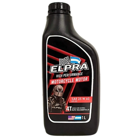 ACEITE ELPRA PARA MOTOS 4 T MINERAL 25W60