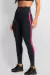 Calça Flowing TLG Preta com Rosa - comprar online