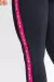 Calça Flowing TLG Preta com Rosa - TLG Fitwear