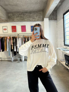 REMERA MANGA LARGA FEMME en internet