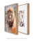Conjunto 02 Quadros Decorativos Love Lion - comprar online