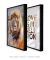 Conjunto 02 Quadros Decorativos Love Lion na internet