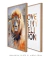 Conjunto 02 Quadros Decorativos Love Lion - DePoster Content Décor | Loja Online de Quadros Decorativos
