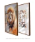 Conjunto 02 Quadros Decorativos Love Lion na internet