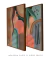 Conjunto 2 Quadros Decorativos Color Block