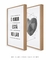 Conjunto 2 Quadros Decorativos - Frase Amor Está no Lar + Coração Cinza - DePoster Content Décor | Loja Online de Quadros Decorativos