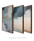 Conjunto 3 Quadros Abstratos Céu e Mar - DePoster Content Décor | Loja Online de Quadros Decorativos
