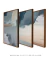 Conjunto 3 Quadros Abstratos Céu e Mar - loja online