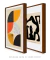 Conjunto de 2 Quadros Moderna Bauhaus Picasso Mood - DePoster Content Décor | Loja Online de Quadros Decorativos