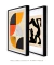 Imagem do Conjunto de 2 Quadros Moderna Bauhaus Picasso Mood