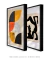 Conjunto de 2 Quadros Moderna Bauhaus Picasso Mood - loja online