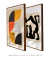 Conjunto de 2 Quadros Moderna Bauhaus Picasso Mood - loja online