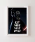 Quadro Decorativo Poster Star Wars - Darth Vader Eu sou seu Pai - comprar online