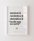 Quadro Decorativo Poster Para Mãe Sensível - Palavras, Homenagem, Mães - comprar online