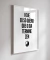 Quadro Decorativo Poster Zen - Hoje Eu Só Quero que o Dia Termine Zen - comprar online