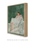 Quadro Decorativo Desenho Mulher Listras Verdes