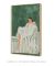 Quadro Decorativo Desenho Mulher Listras Verdes - comprar online